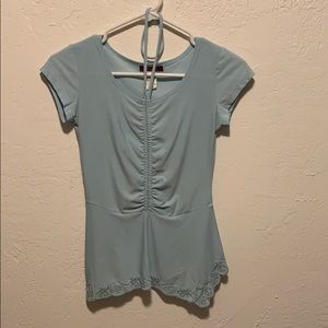 XS light blue top.